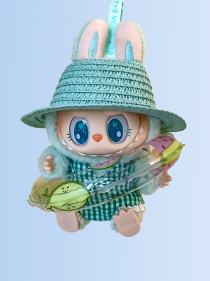 Labubu Minty Pool Day Set – Polka Dot Edition (3 Items)