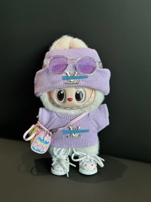 Labubu Luxe Purple Streetwear 5-Piece Outfit – Edition for 17cm Figures